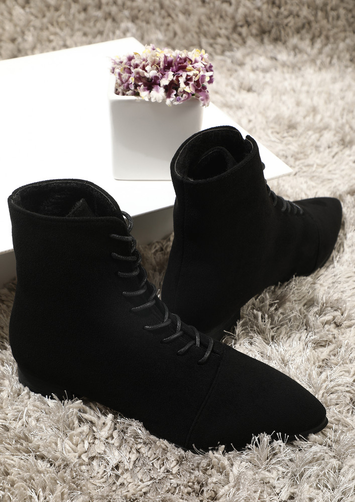 Carry You With Charm Black Boots