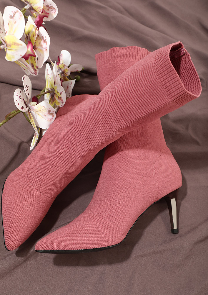 ONE OF A KIND PINK BOOTS