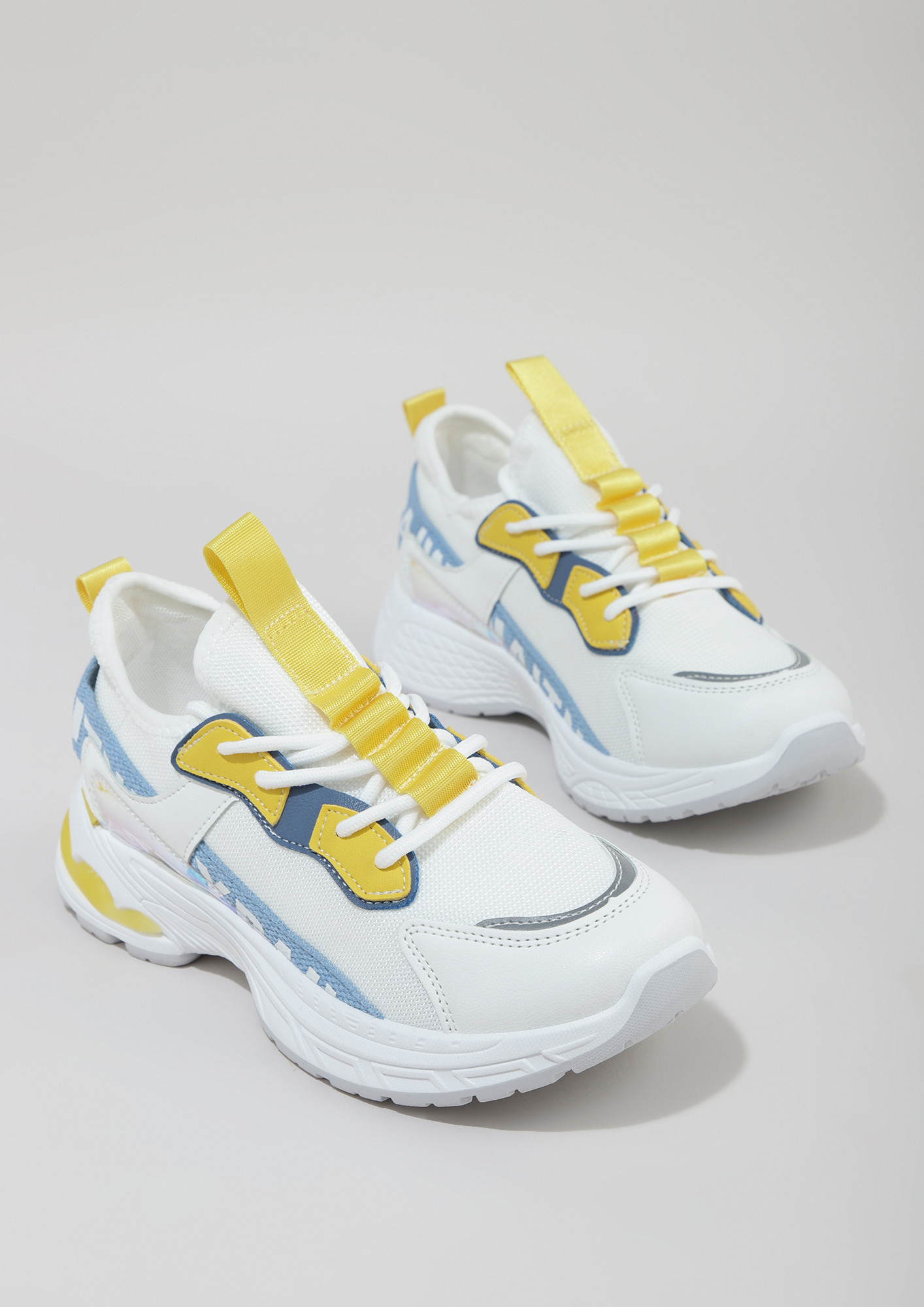 Gone With Funky Yellow Trainers