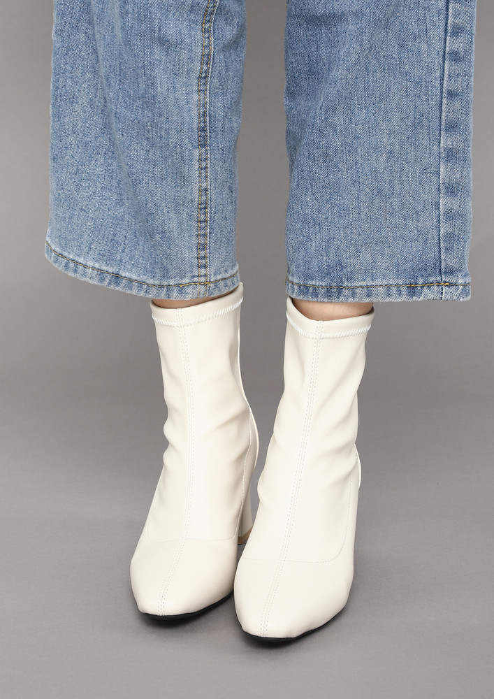 My Daily Need Beige Boots