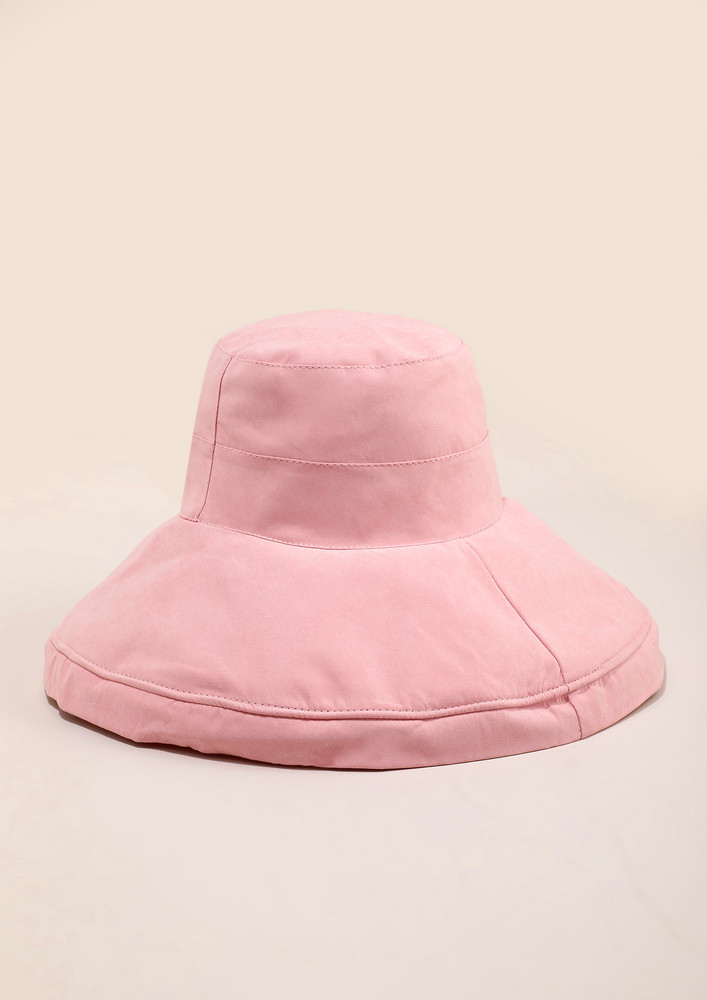I'm Out On Vacation Pink Bucket Hat