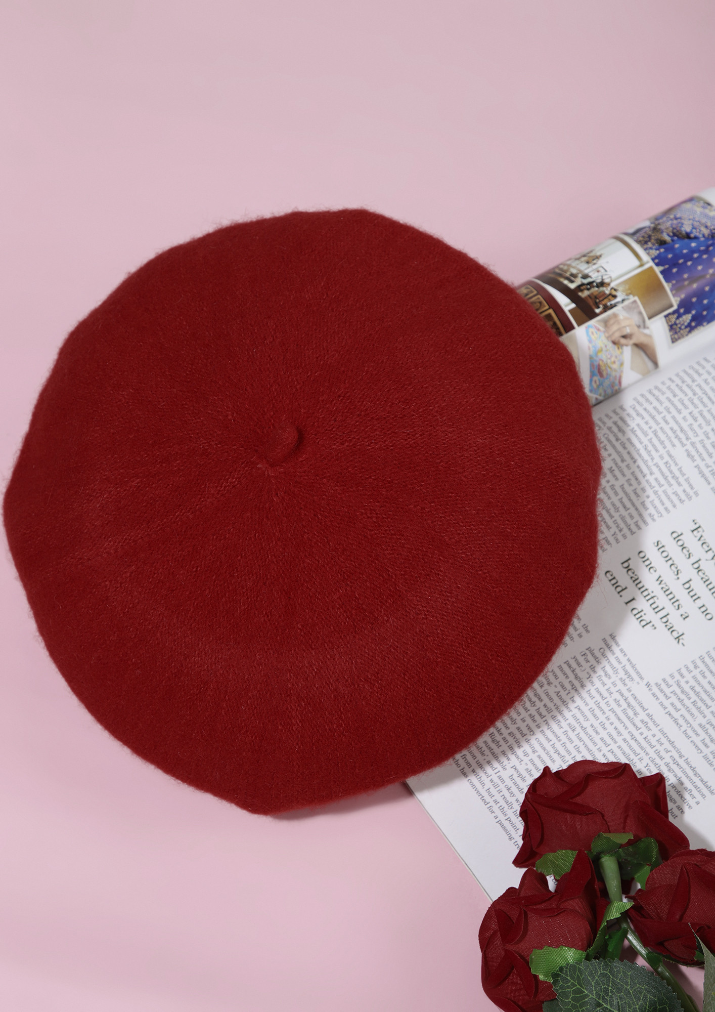 My Winter Essential Red Beret