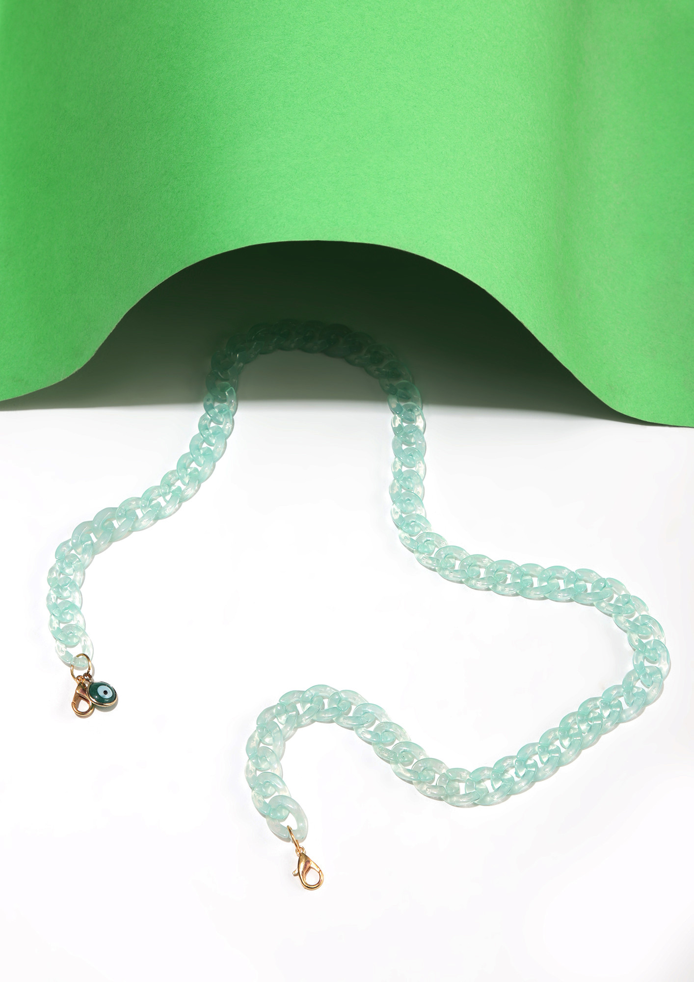 LIFT UP YOUR LOOKS LIGHT GREEN CHAIN