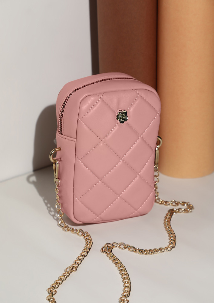 Uniquely Yours Pink Sling Bag