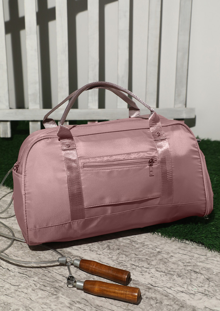 Happy Journey Pink Duffle Bag