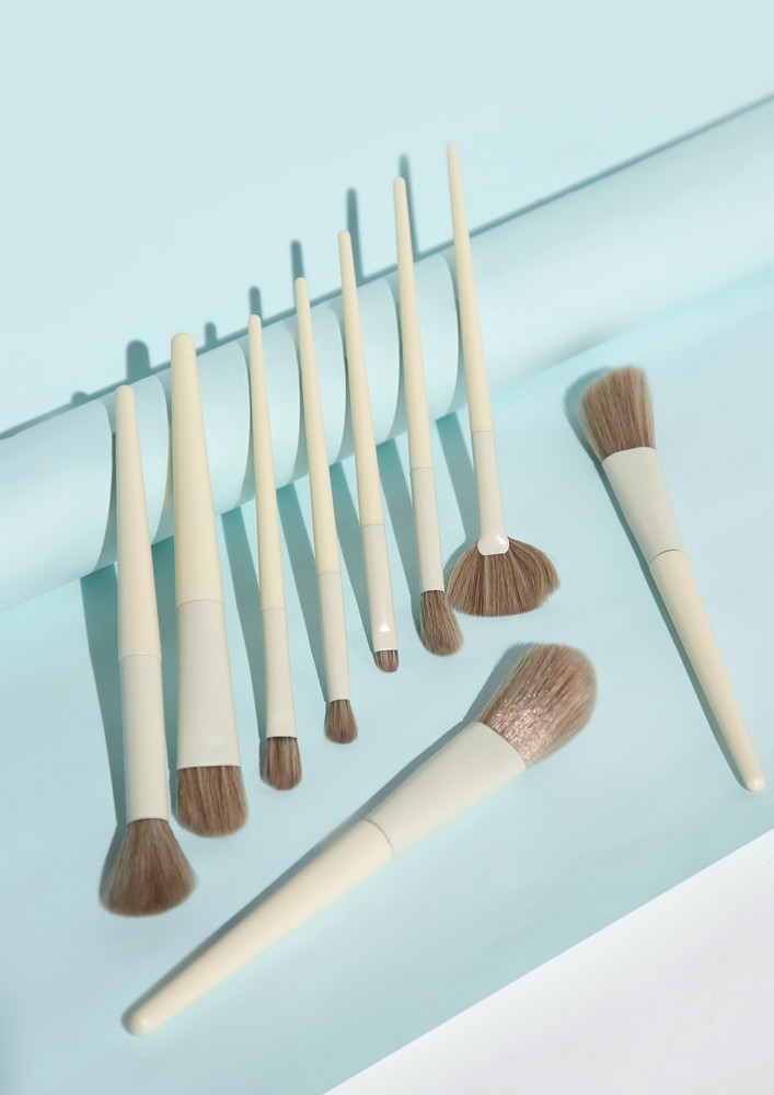 Love Life Nude Makeup Brushes Set Of 10