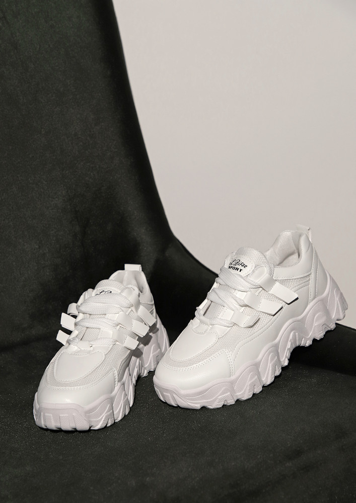 TREND UP WHITE TRAINERS