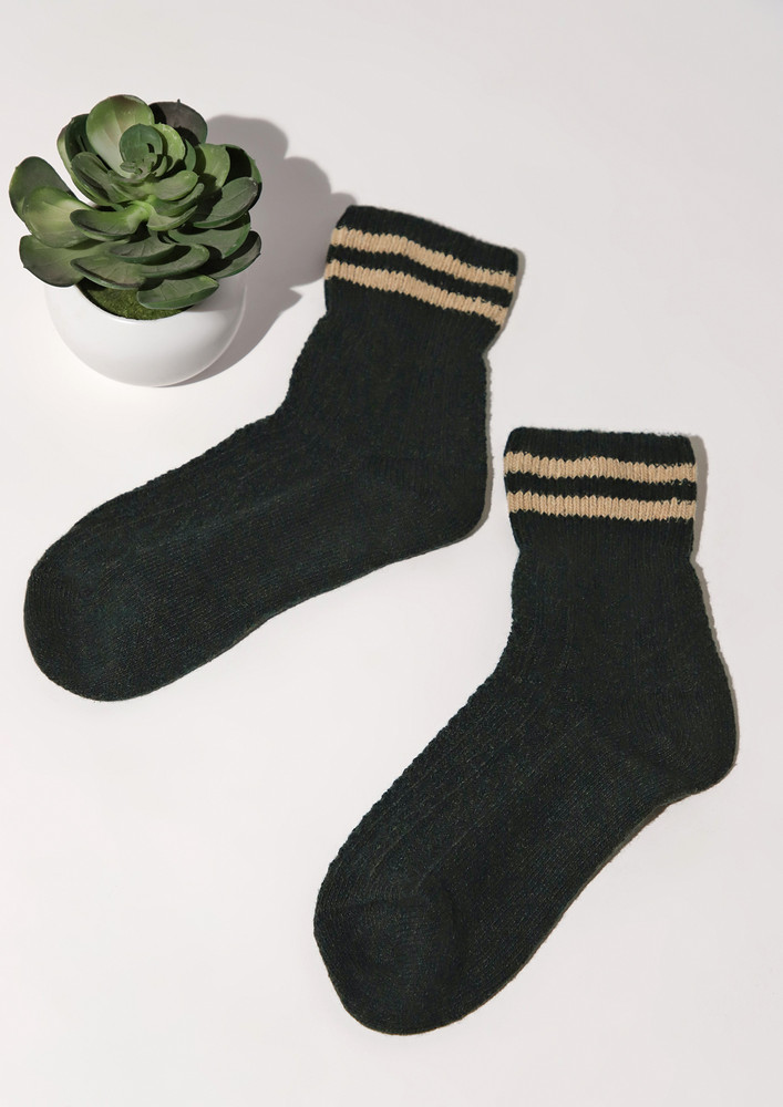 Ringer Mood Green Socks