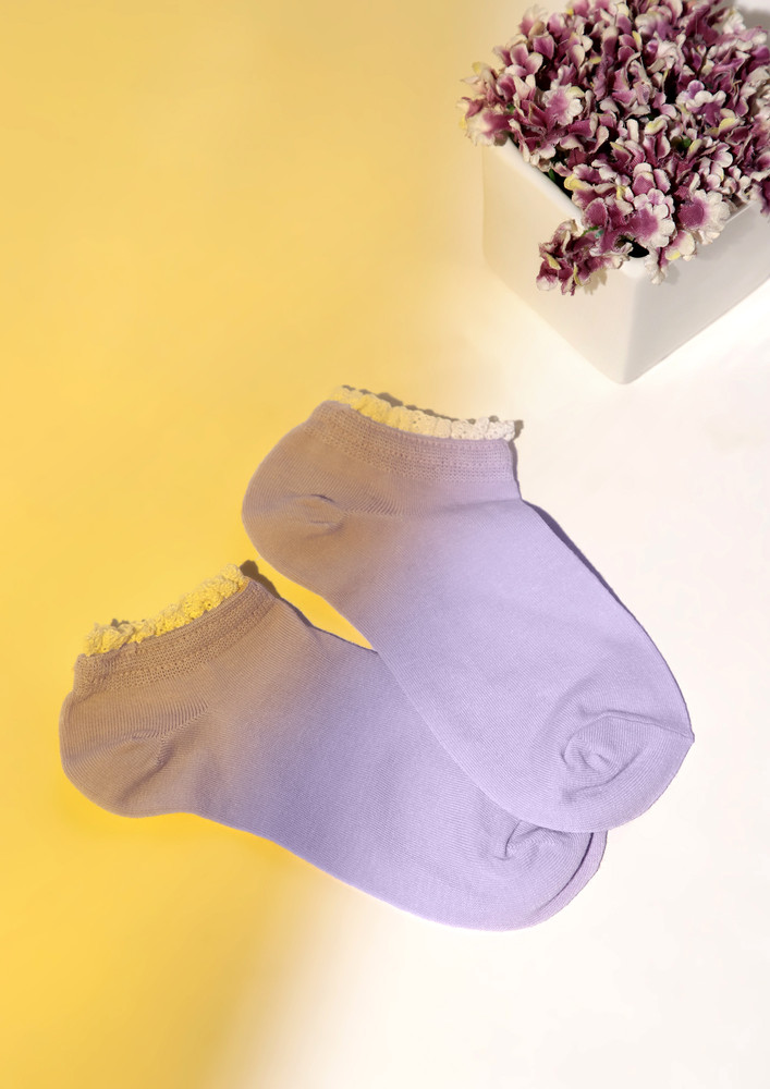 Basics Are Forever Purple Socks