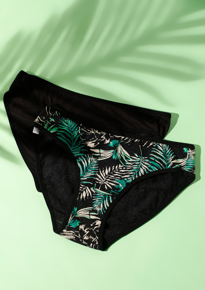 Tropical Season Is Here Lace Bikini Brief Set (pack Of 2)