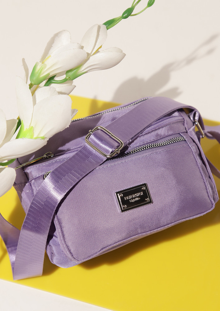 Her Multiutility Lavender Sling Bag
