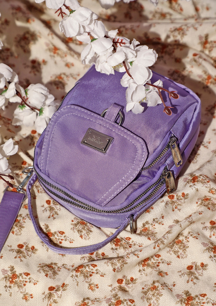 Keep It Natural Lavender Sling Bag