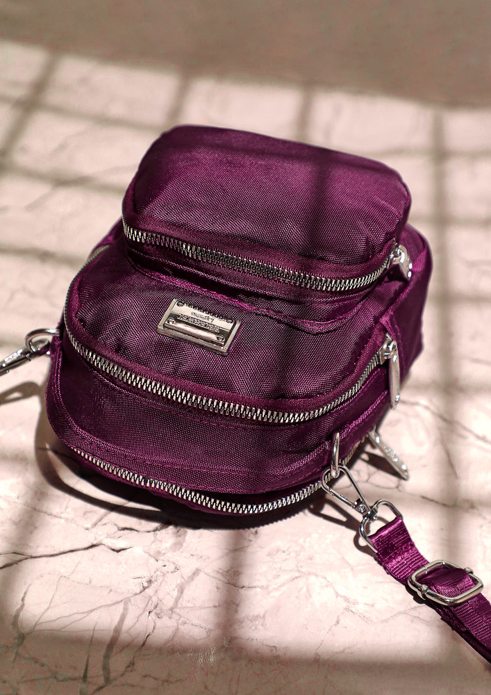 Basics Ready With My Deep Purple Handbag