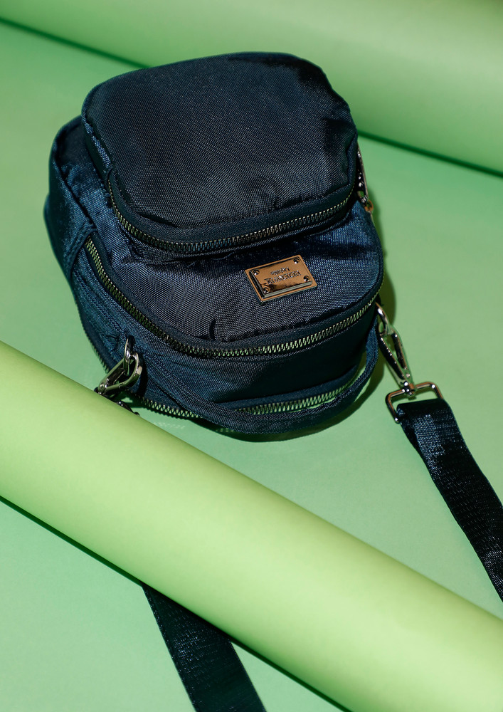 Basics Ready With My Green Handbag