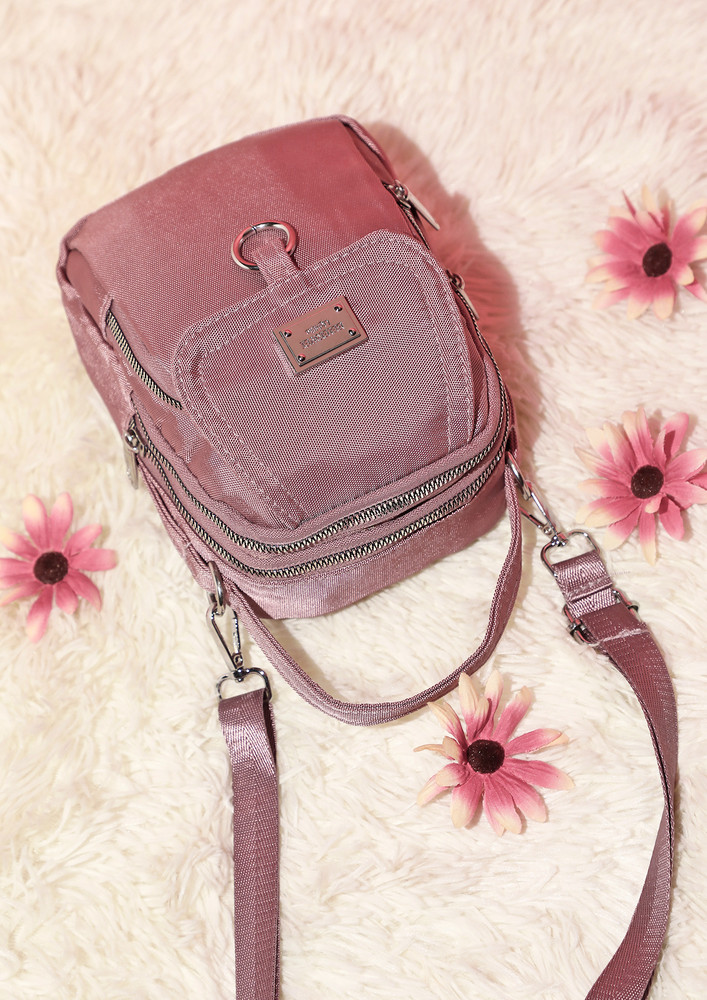 Keep It Natural Pink Sling Bag