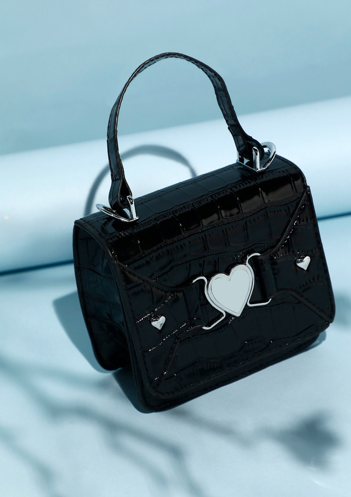 Look For Love Black Handbag 
