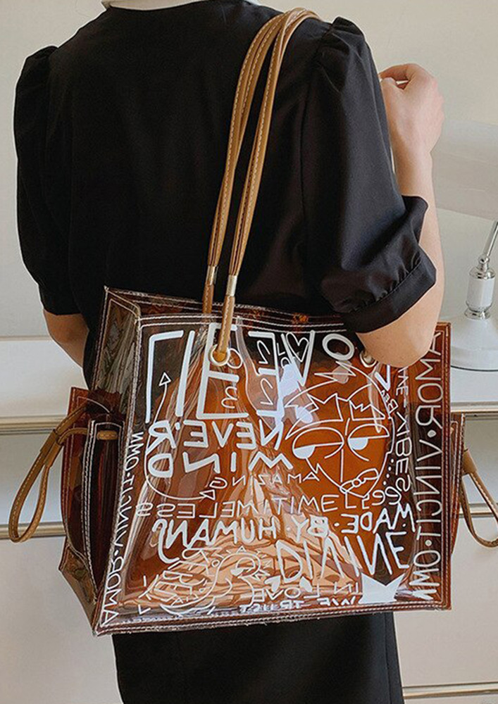 Made By Humans Printed Coffee Tote Bag