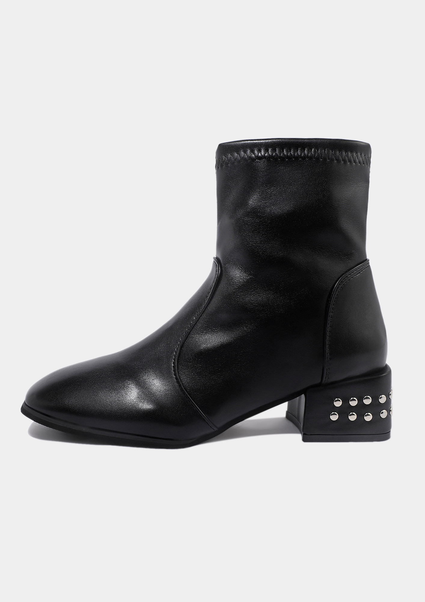 Suede ankle boots with tulle and rhinestones | GIORGIO ARMANI Woman