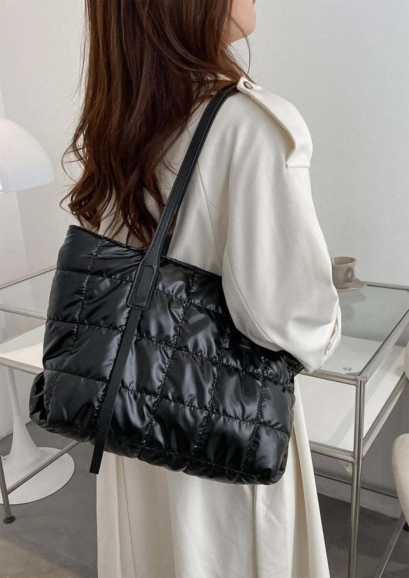Valliria Quilted Bag in Black | Showpo USA