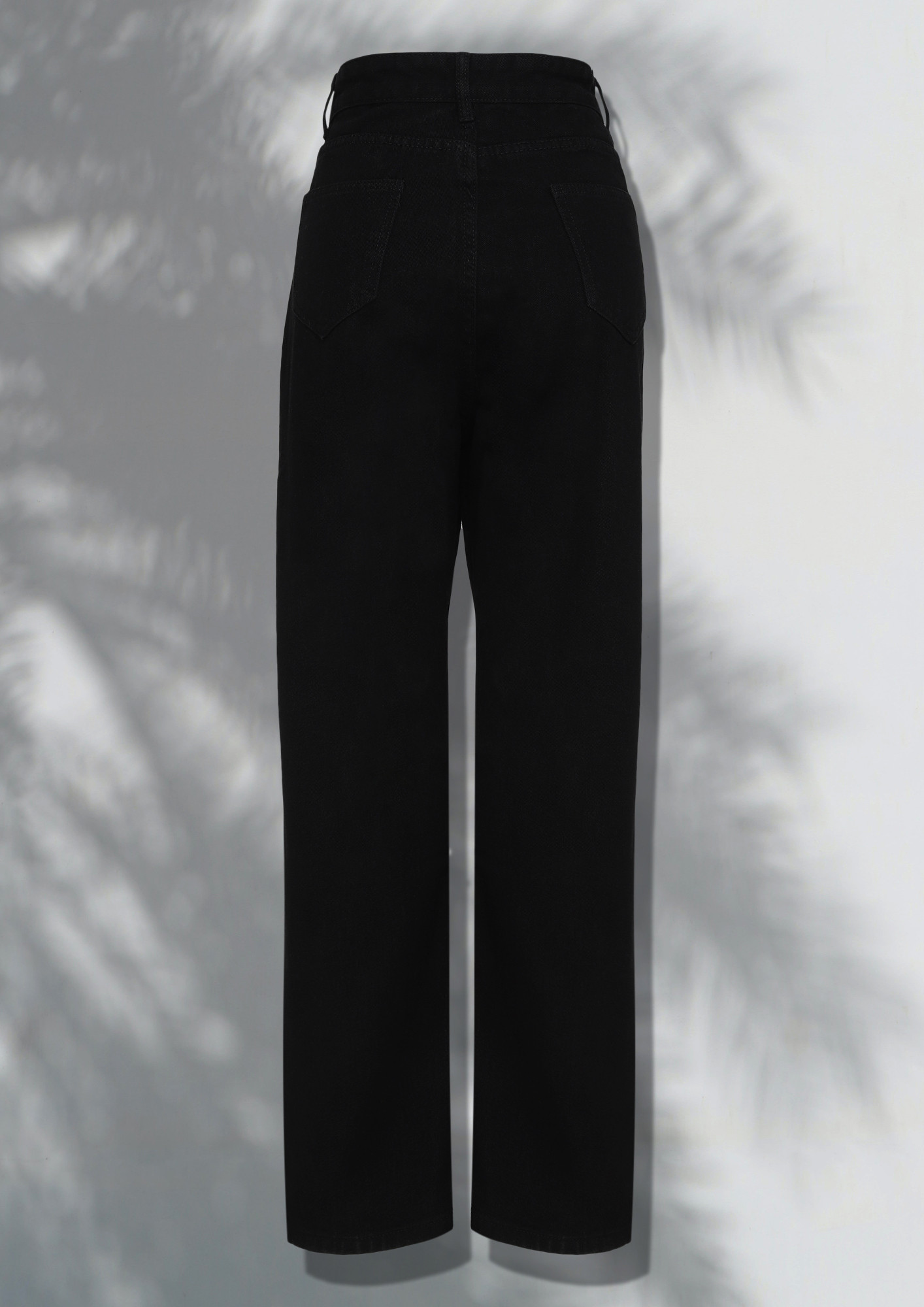 Straight Pant with Pocket - Black Polyester – Nine Ninety Nine
