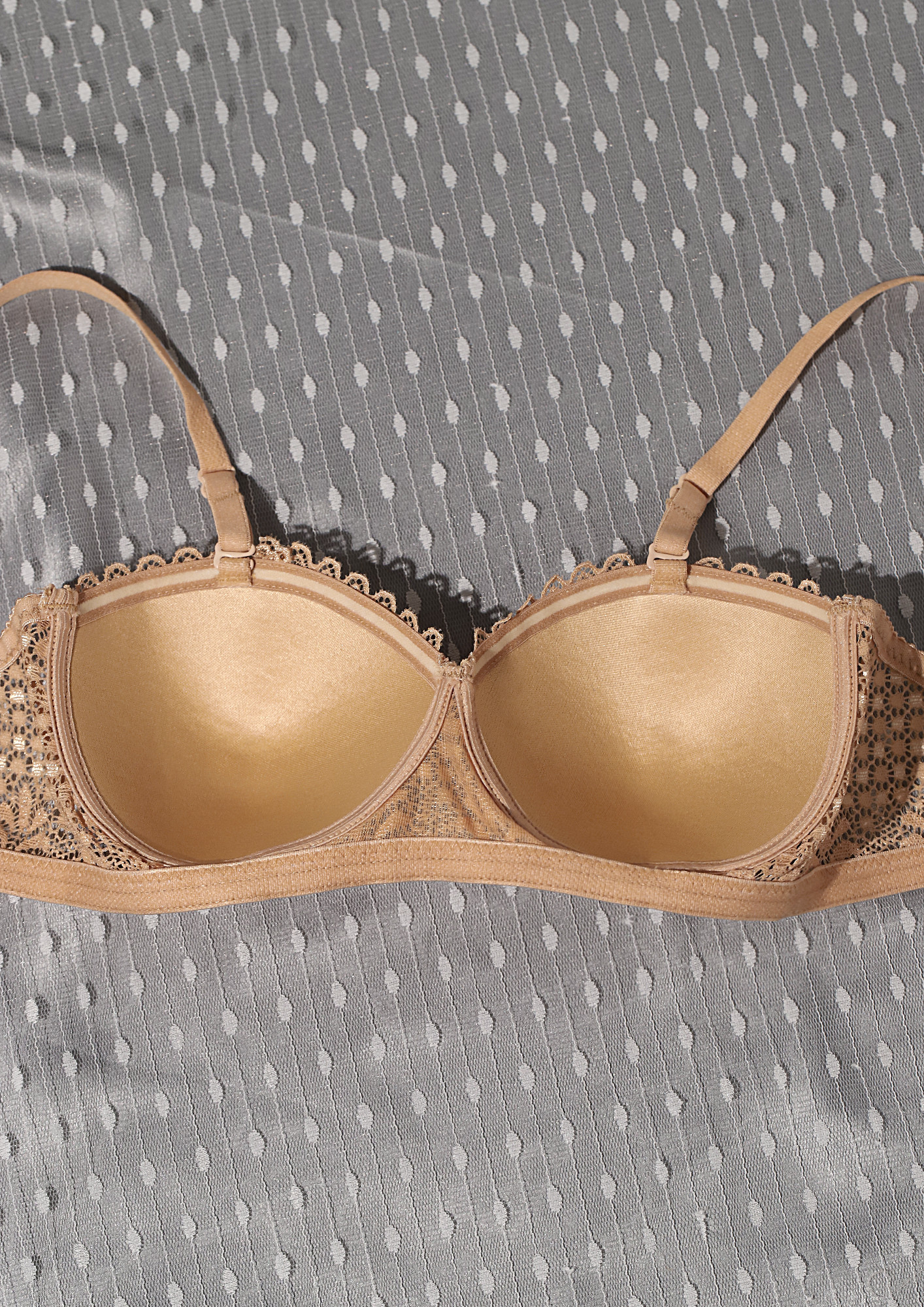 Buy BROWN CLASSIC LACY NON-PADDED BRA for Women Online in India