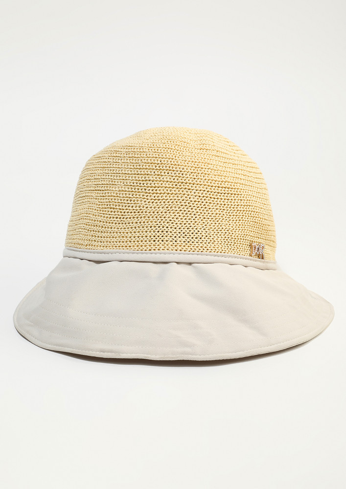 YELLOW SUMMER BUCKET CAP