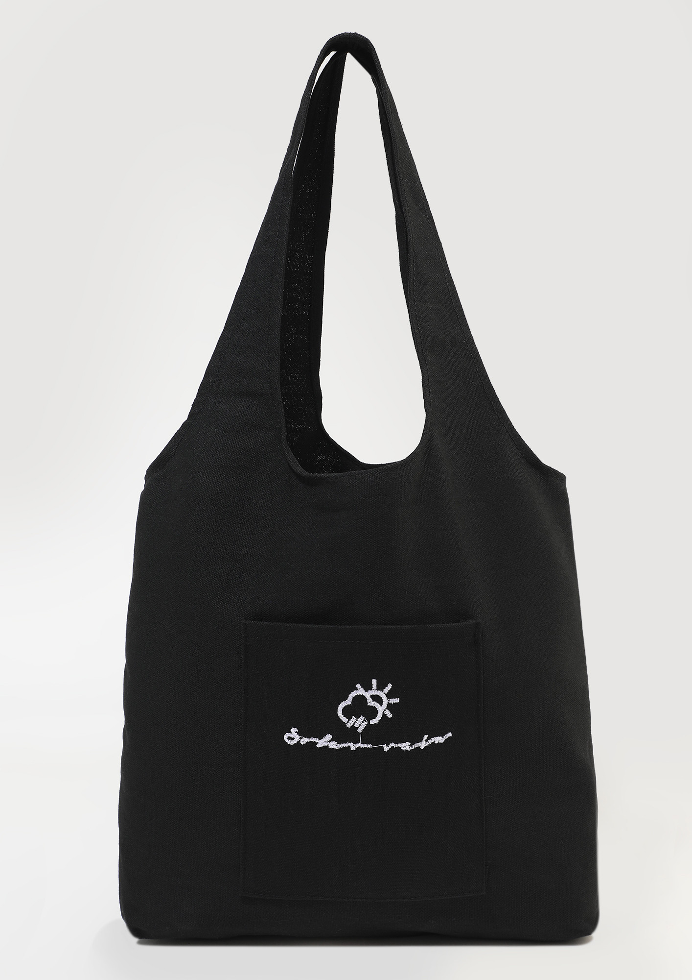 Buy BLACK POLYESTER COLLEGE TOTE BAG for Women Online in India