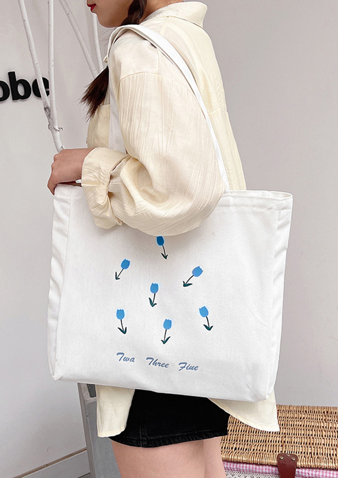 Women's Floral Tote Bag