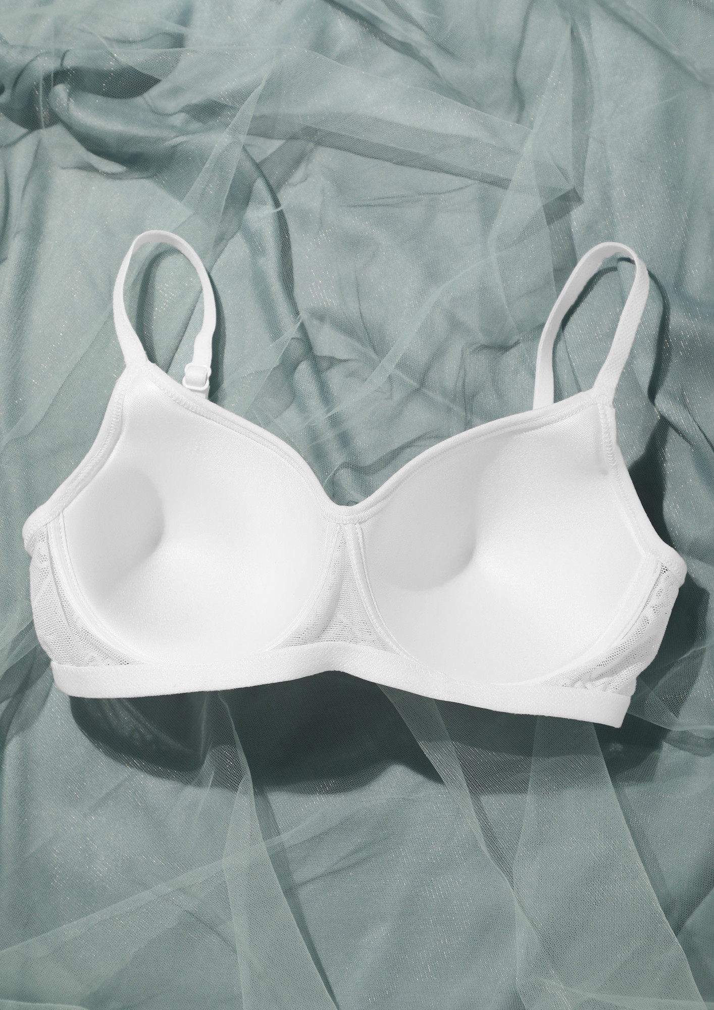 Buy PADDED LACY WHITE SOFT BRA for Women Online in India