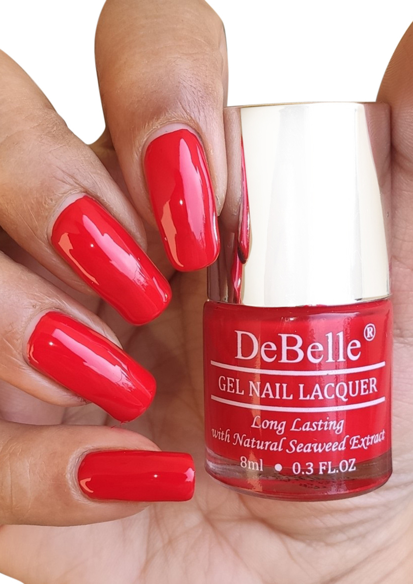Buy DeBelle Gel Nail Lacquer French Affair Red Nail Polish for Women Online  in India