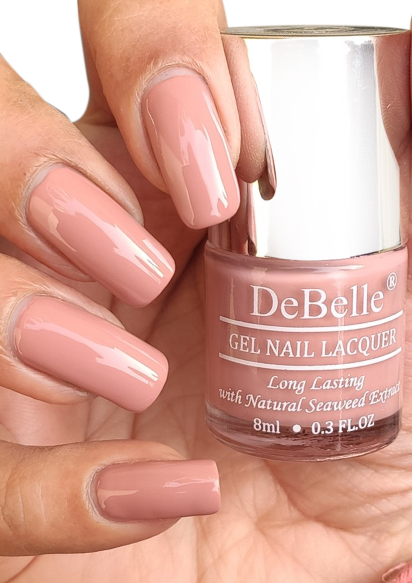 Fresh DIY long natural soft pink nails : r/Nails
