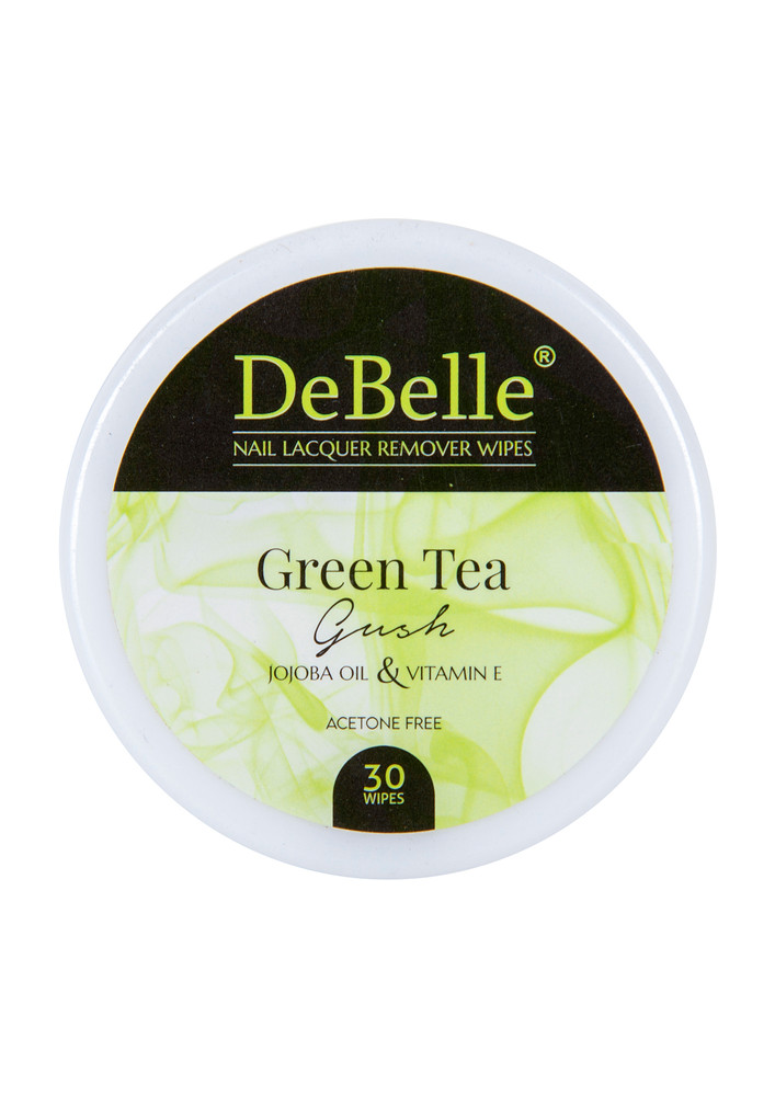 DeBelle Nail Lacquer Remover Wipes Green Tea Gush