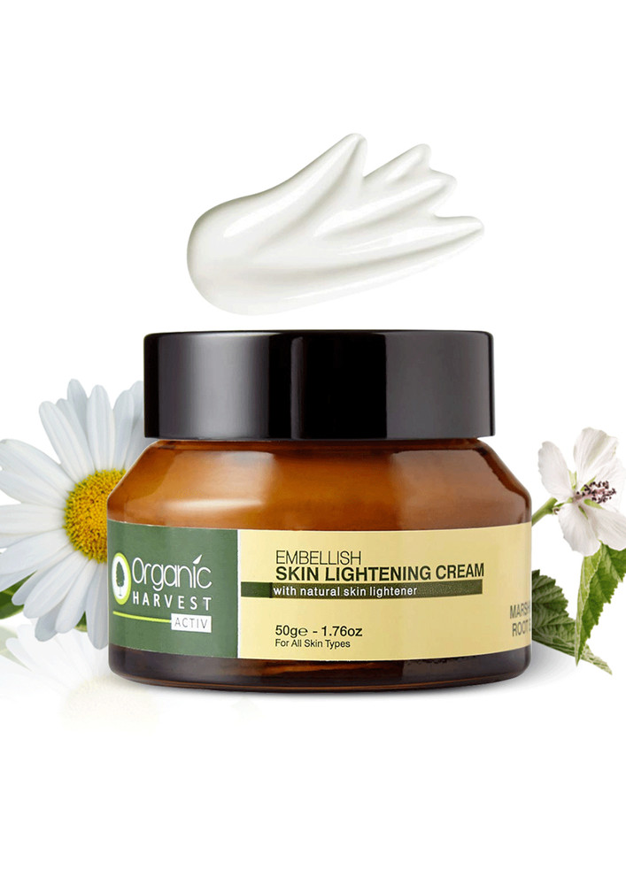 Organic Harvest Activ Range Skin Lightening Cream, 50gm
