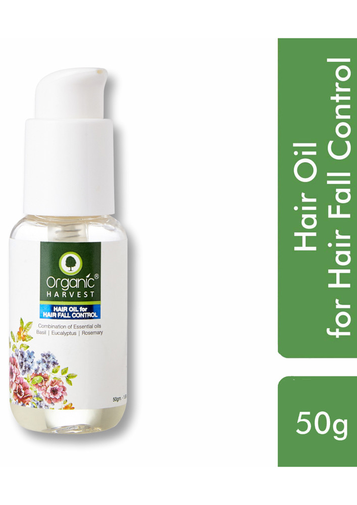 Organic Harvest Hair Oil For Hair Fall Control, 50ml