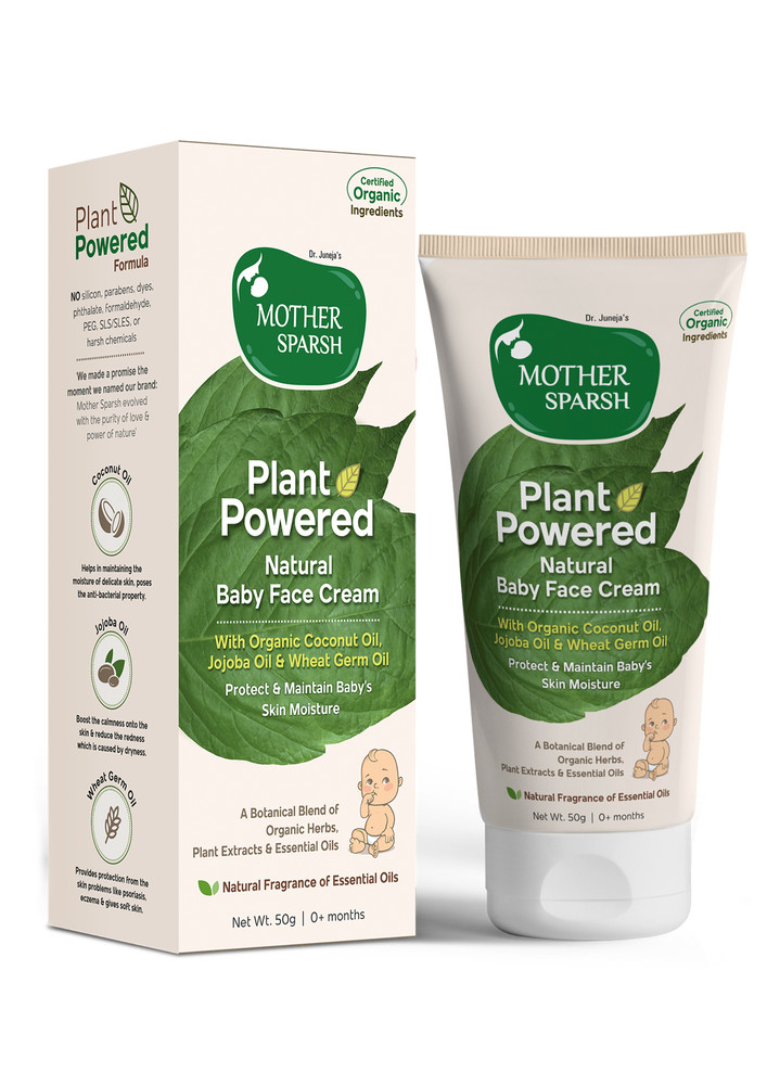 Mother Sparsh Plant Powered Natural Baby Face Cream, 50g