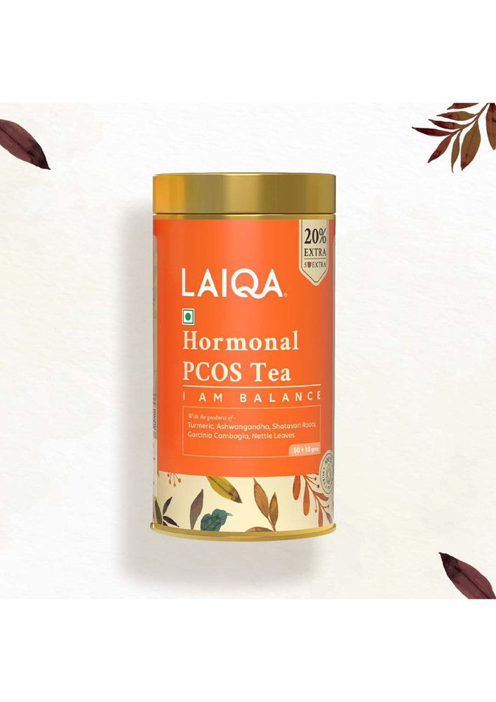 LAIQA I AM balance PCOS Relief Tea For Regularizing Periods, Weight Management, Relief from Cramp Pains