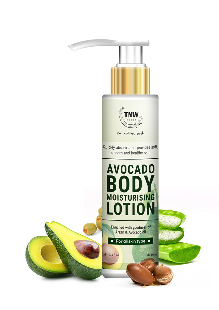 TNW-The Natural Wash Avocado Body Lotion for Dy Skin | Nourishes & Hydrates the Skin | Suitable for all Skin Types