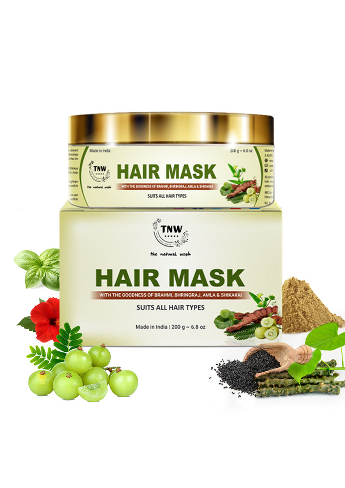 Tnw-the Natural Wash Amla Hair Mask For Healthy & Strong Hair | Blend Natural Ingredients, Plant Extract & Herbs | Suitable For All Hair Types
