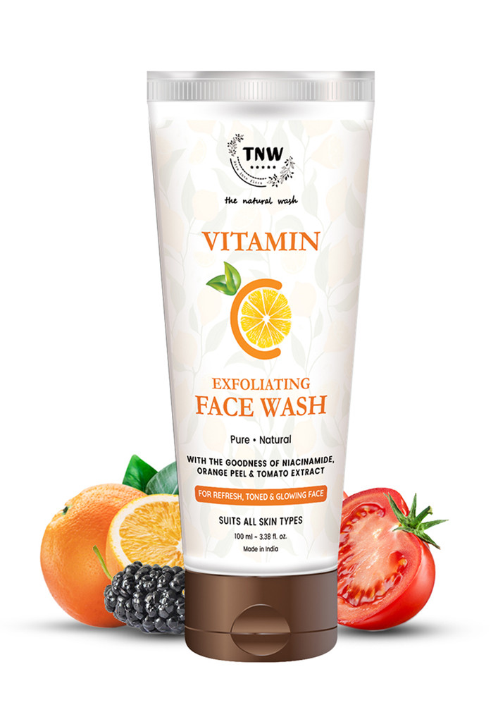 Tnw-the Natural Wash Vitamin C Face Wash For Glowing Skin | Face Wash For Curing All Skin Problems | Suitable For All Skin Types