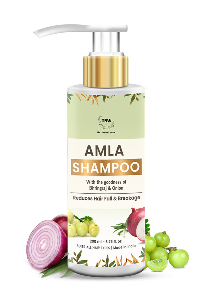 TNW-The Natural Wash Amla Shampoo | Anti-Hair Fall Shampoo for Controlling Breakage & Thinning | Anti-Hair Fall Shampoo with Natural Ingredients