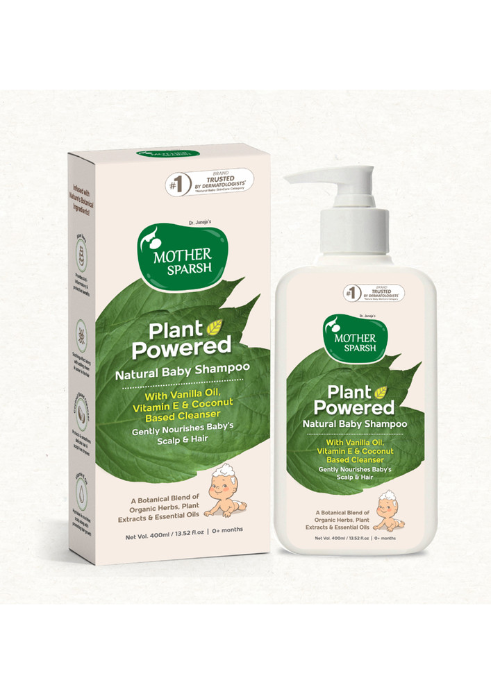 Mother Sparsh Plant Powered Natural Baby Shampoo-400 Ml