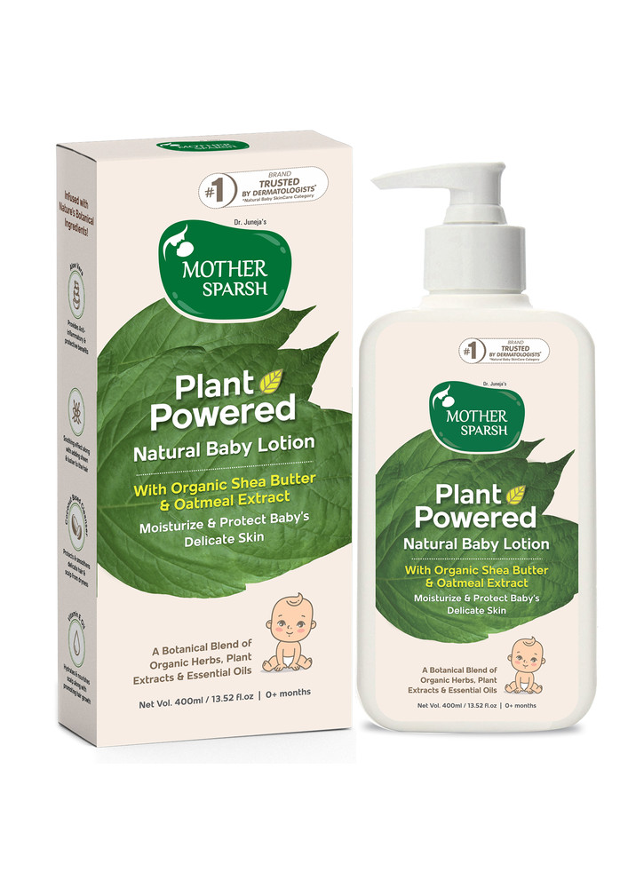 Mother Sparsh Plant Powered Natural Baby Lotion, 400 Ml
