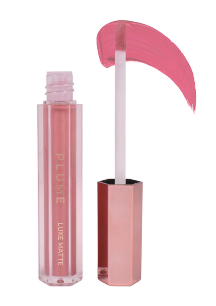 Plume Luxe Matte Liquid Lipstick | Super Hydrating | 10 Hrs Long Lasting | Blush Babe, 2.6ml