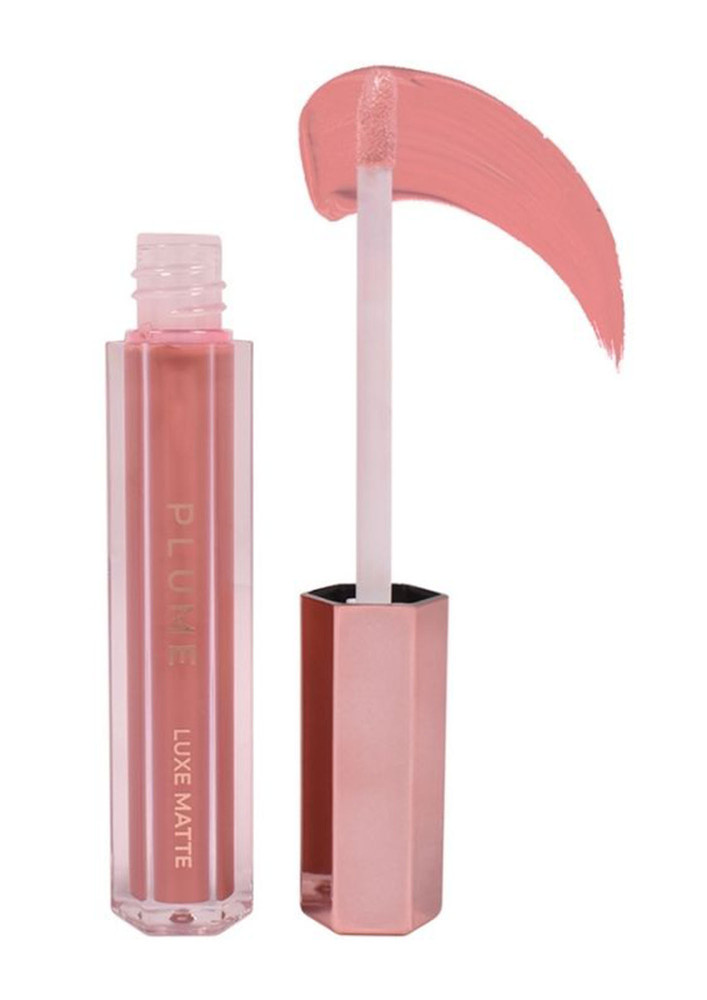 Plume Luxe Matte Liquid Lipstick | Super Hydrating | 10 Hrs Long Lasting | Glow Getter, 2.6ml