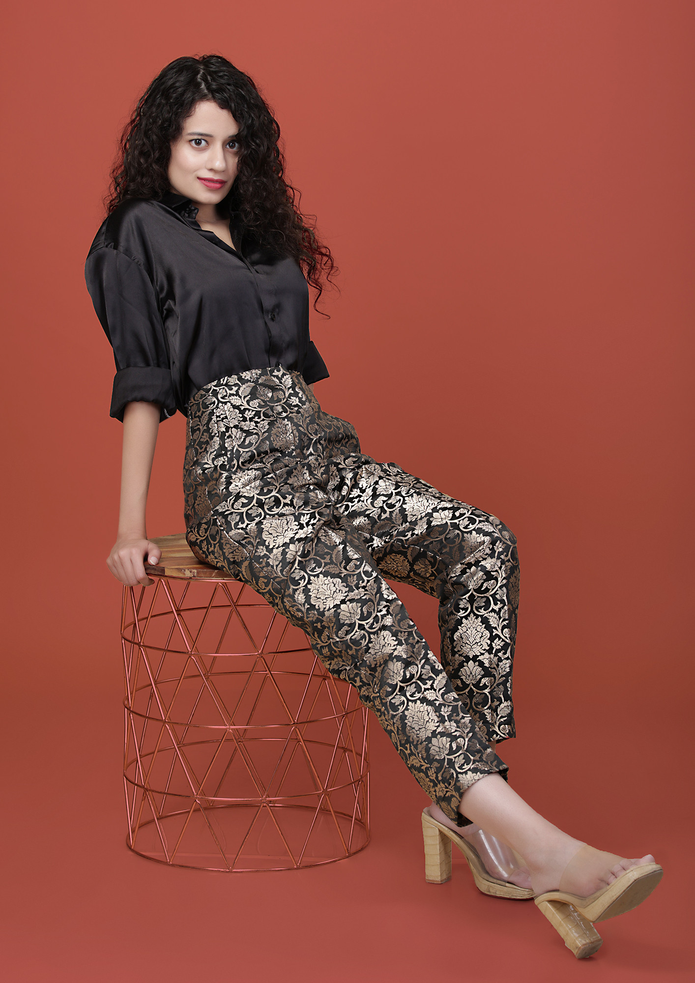 Buy BROCADE TAILORED PANTS for Women Online in India