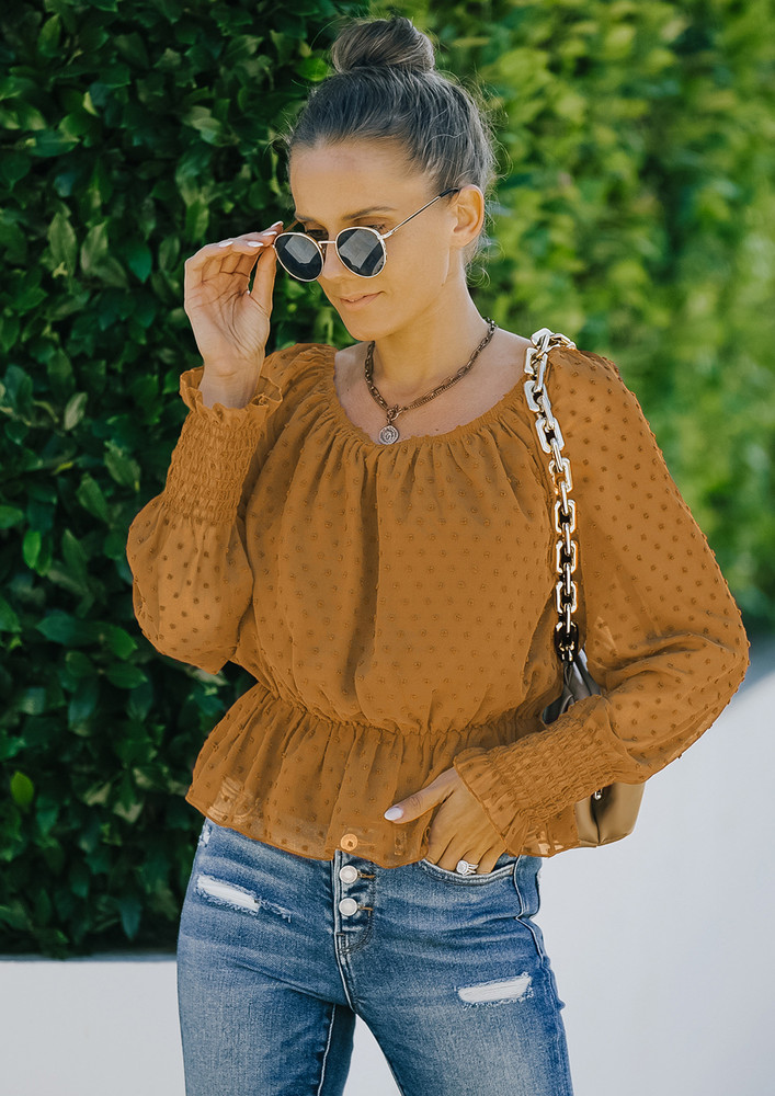 Reign It On Ginger Blouse