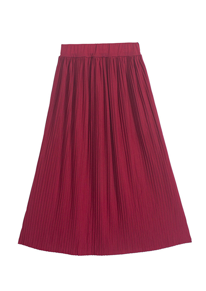 A Basic Day Red Skirt
