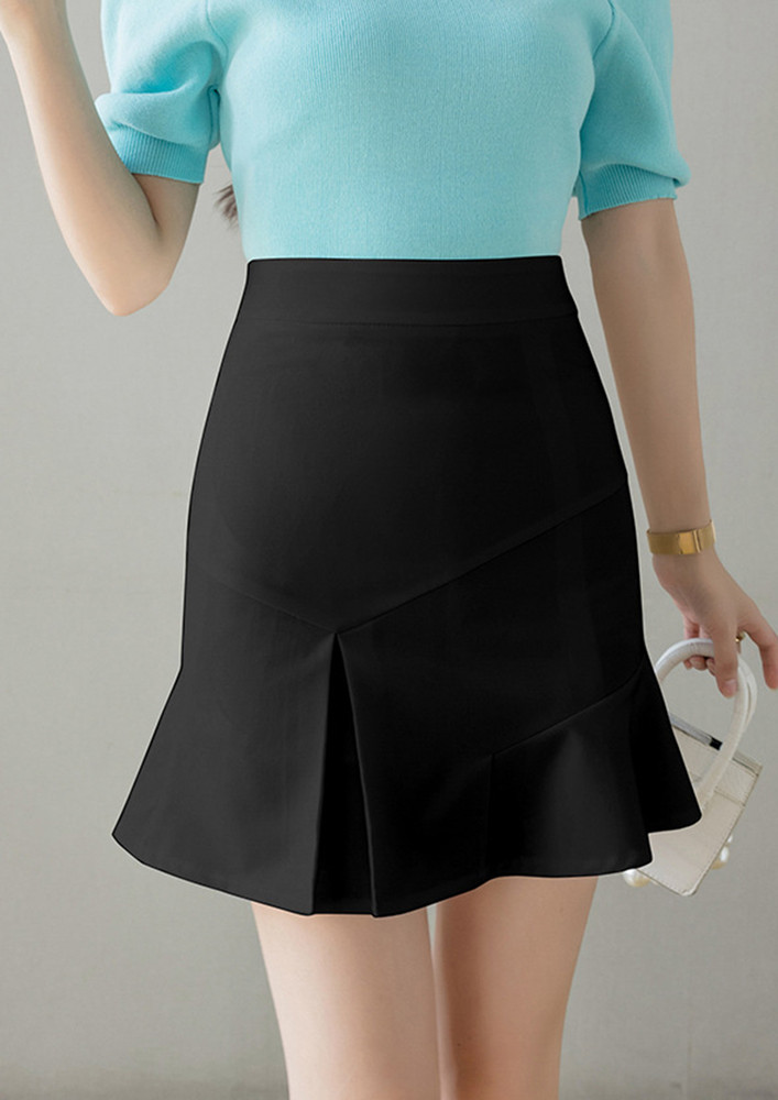 Classic As Ever Black Fishtail Skirt