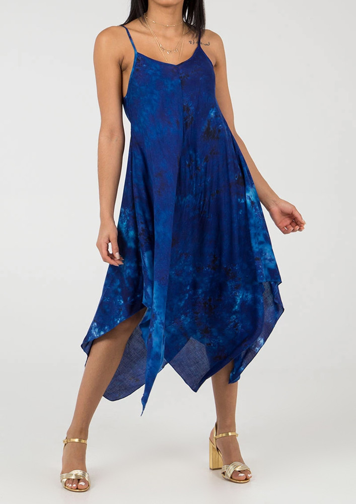 Zachi Tie-dye Asymmetrical Dress