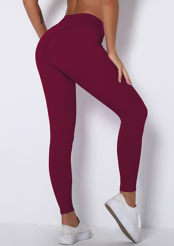 Synched In Style Burgundy Bottoms